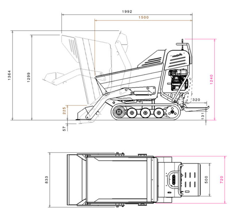 Mini roomikveok TD800 0,4T