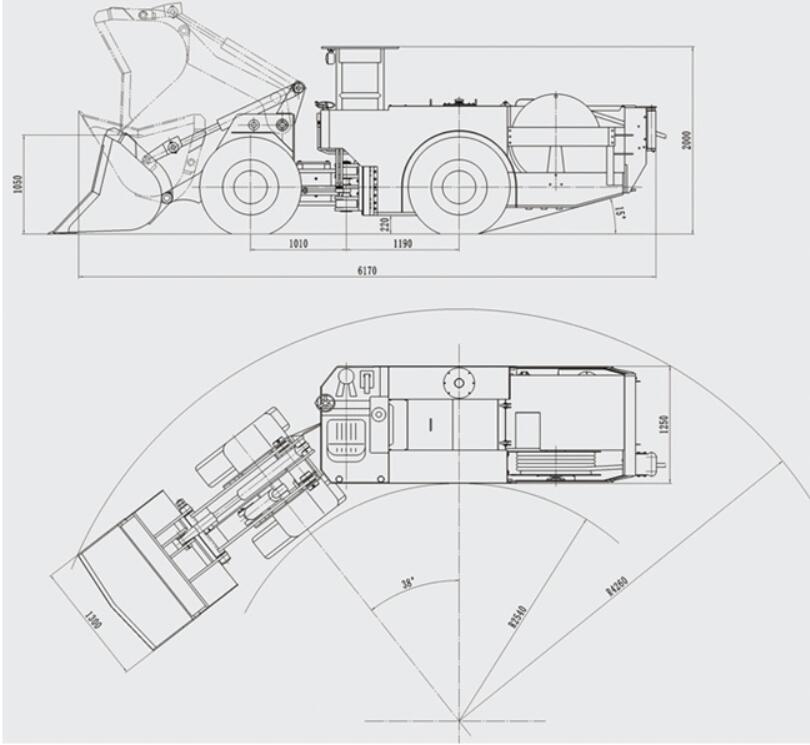 Elektriskais pazemes iekrāvējs CY-10E 2.0T