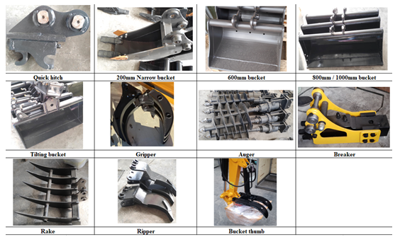 Vikšrinis Ekskavatorius TW13U 1.3T