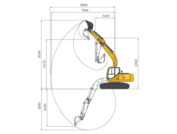 Vikšrinis Ekskavatorius TW135 13.5T