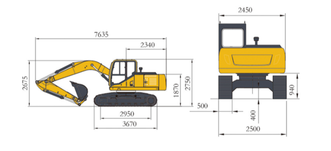 Vikšrinis Ekskavatorius TW135 13.5T