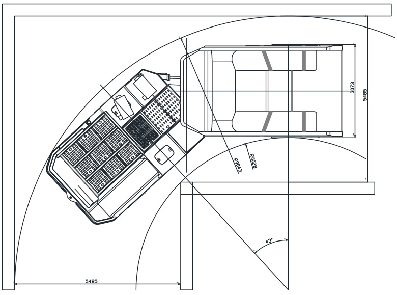 Požeminis Sunkvežimis TWD-40 40T