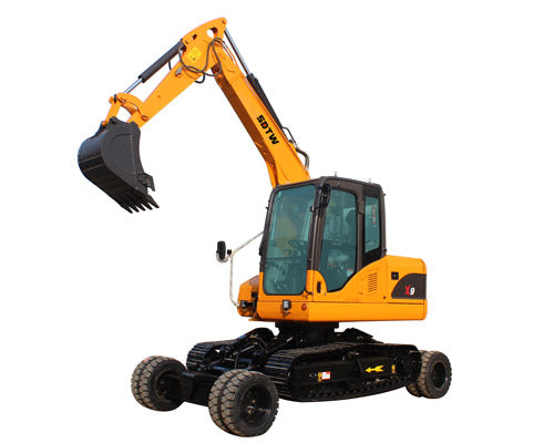 Hibridinis Ekskavatorius X9 – Ratinis/Vikšrinis (9T)