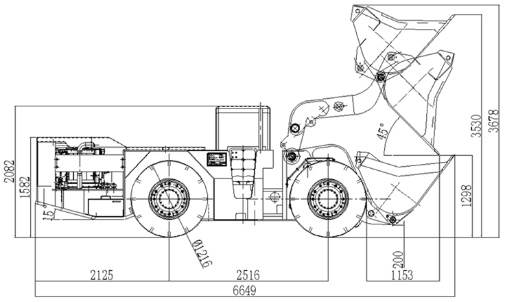 Dyzelinis Požeminis Krautuvas CY-15D 3.0T