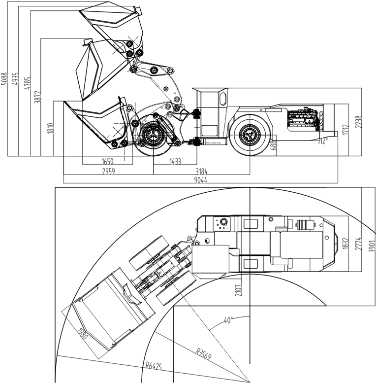 Dyzelinis Požeminis Krautuvas CY-30D 7.0T