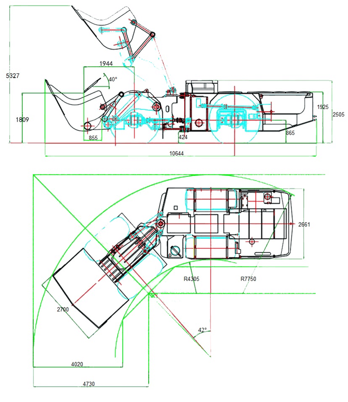Dyzelinis Požeminis Krautuvas CY-60D 14.0T